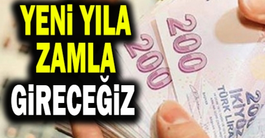 Yeni yıla yeni zamlarla gireceğiz !