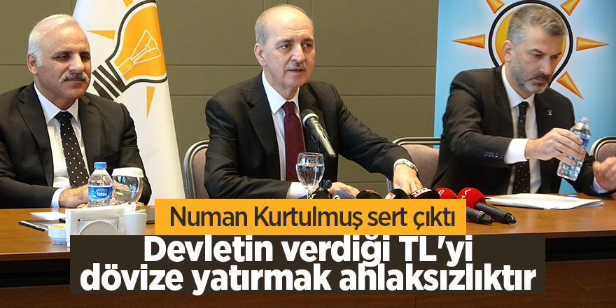 Bu bir ahlaksızlıktır