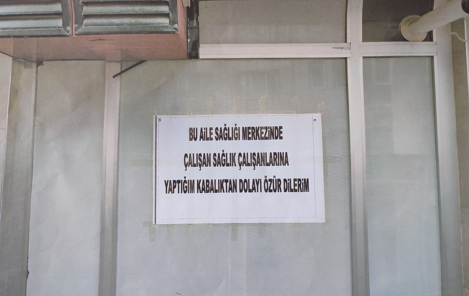 Yazıyı görenler şok oldu !