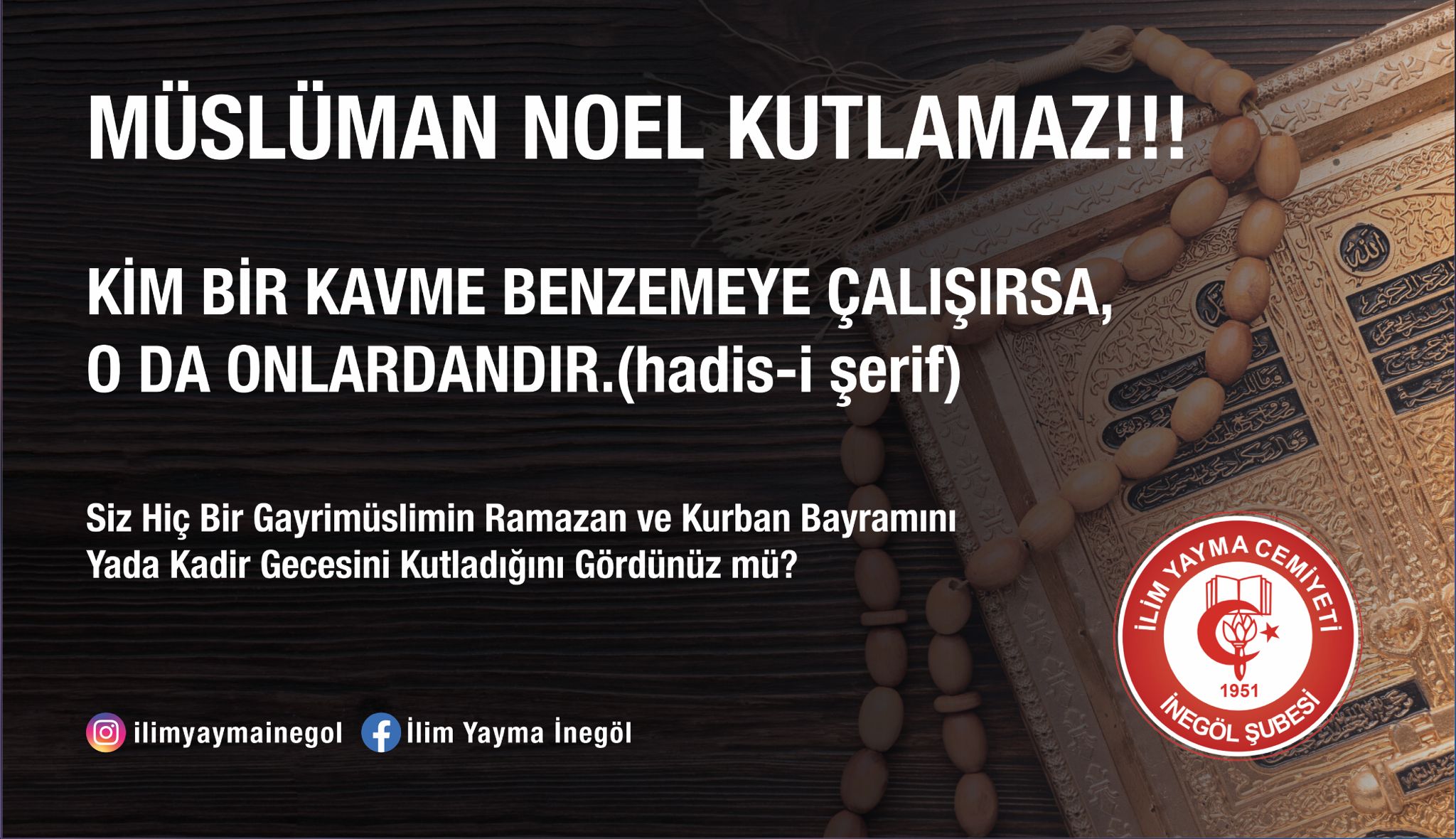Noel afişinden rahatsız oldular afişi parçaladılar