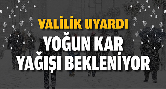 İnegöllüler dikkat ! Valilik uyardı ..