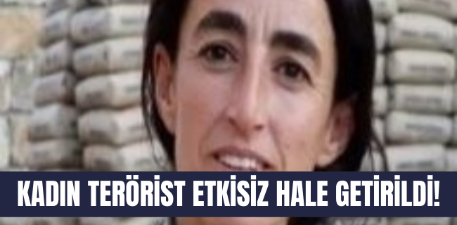 Yeşil kategorideki terörist etkisiz hale getirildi