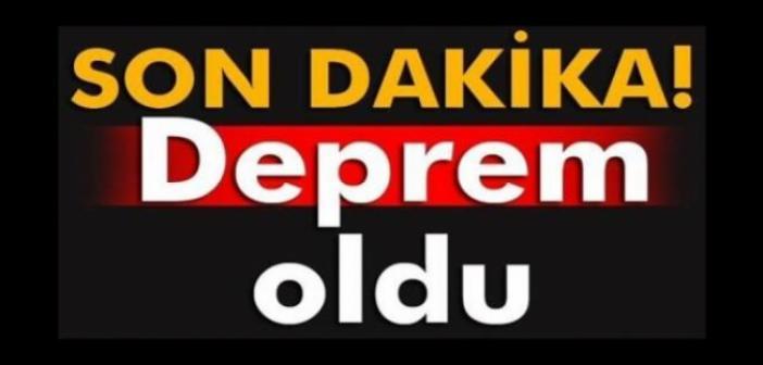 Çorum’da Deprem