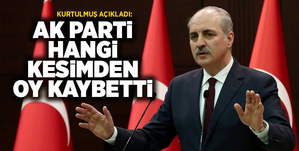 Numan Kurtulmuş yüzde 5 +1