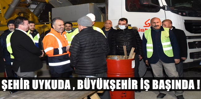 Şehir uykuda, Büyükşehir iş başında