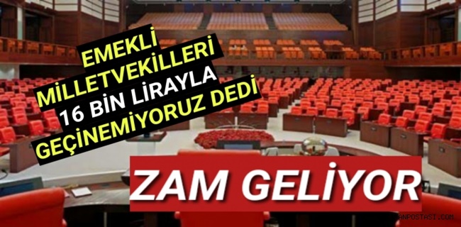 Emekli vekillerin maaşına zam gündemde