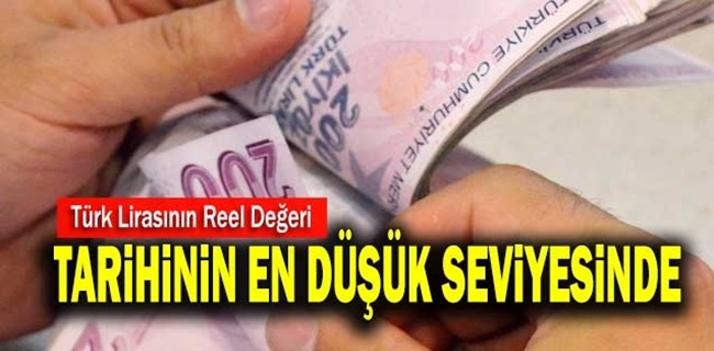 Türk Lirası hiç bu kadar değersiz olmamıştı !