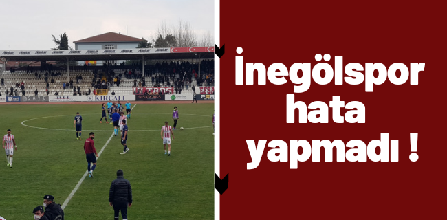 İnegölspor hata yapmadı 3 - 0