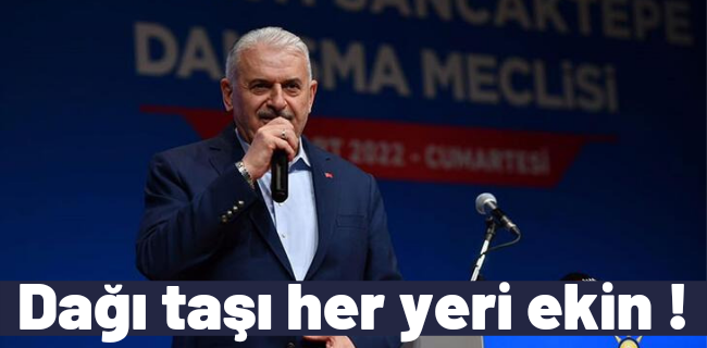 Dağı taşı her yeri ekin !