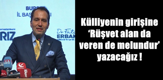 Fatih Erbakan ; Seçimi kazanırsak !
