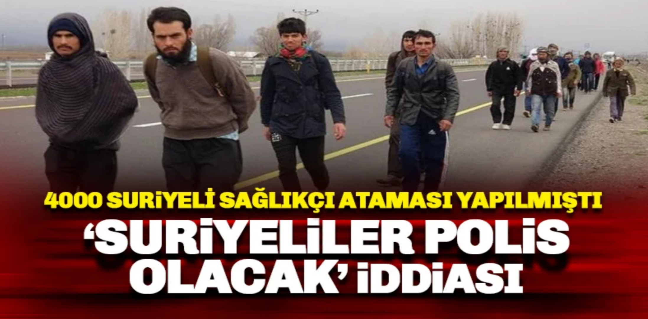 Suriyeliler Türk Polis Teşkilatına katılacak iddiası !
