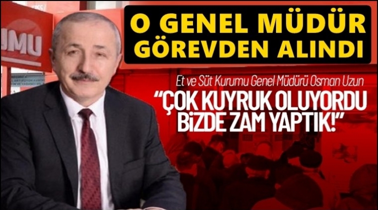 Açıklama geldi görevden alındı !