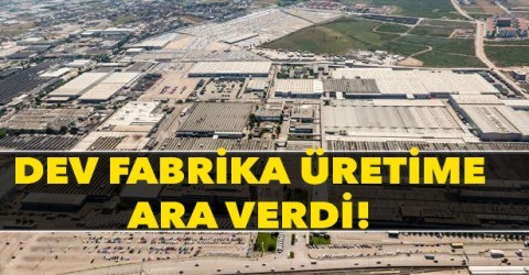 Dev şirket üretime ara verdi !