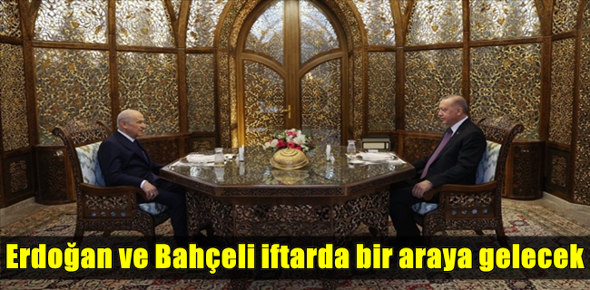 Erdoğan ve Bahçeli, en son geçen ay bir araya gelmişti !