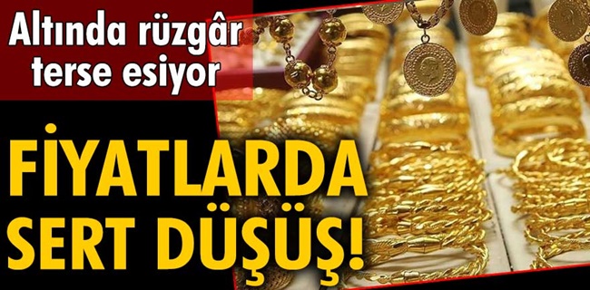 Altın Sert Düştü Altında Neler Oluyor ?