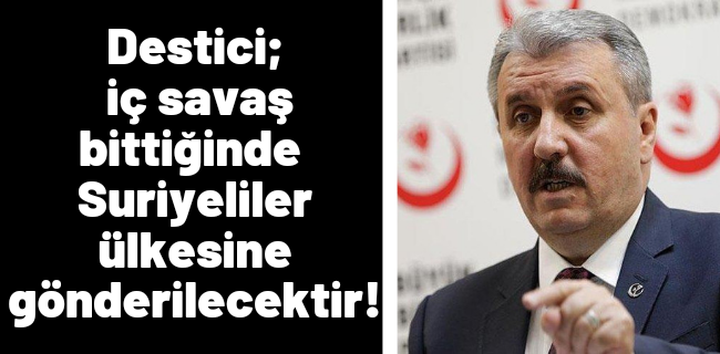 Mustafa Destici Suriye