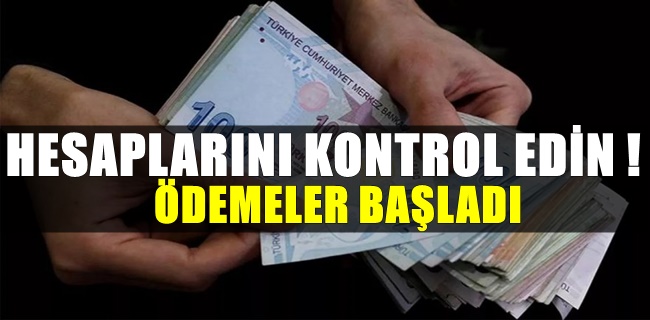 Hesaplarınızı kontrol edin !