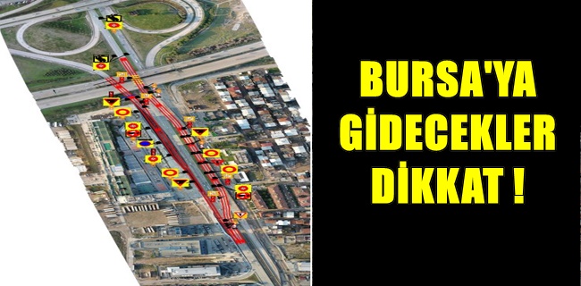 Mudanya Yolu’nda trafik düzenlemesi