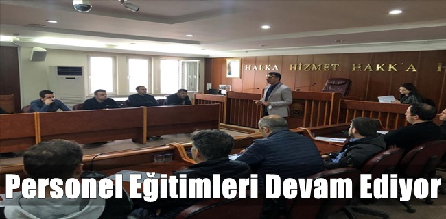 İnegöl Belediyesi’nde Personel Eğitimleri Devam Ediyor