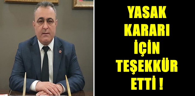 Aytekin Torun yasak kararına teşekkür etti !