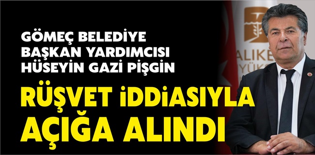Belediyede rüşvet skandalı !