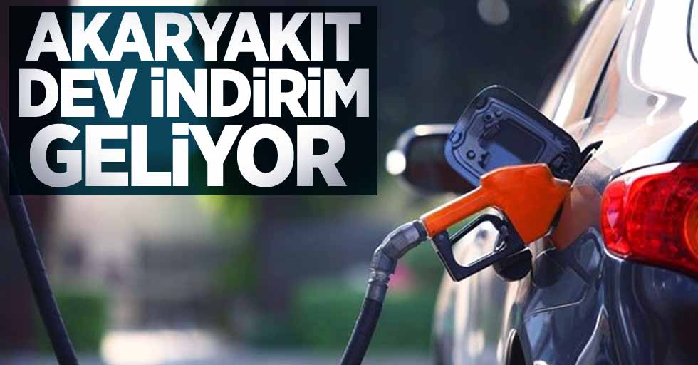 Akaryakıta İndirim Geliyor !