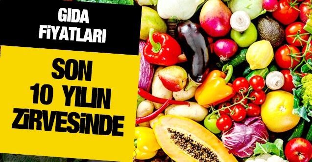 Gıda fiyatları tarihin zirvesinde !