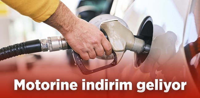 Motorine indirim geliyor