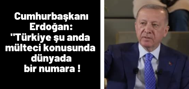 Cumhurbaşkanı Erdoğan: 