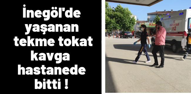 Sinanbey mahallesinde yumruklar havada uçtu !