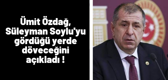 Ümit Özdağ, Süleyman Soylu