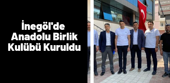 İnegöl Anadolu Birlik Spor kulübü kuruldu