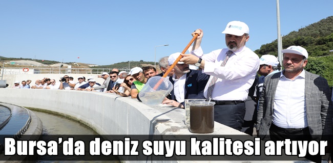 Bursa’da deniz suyu kalitesi artıyor