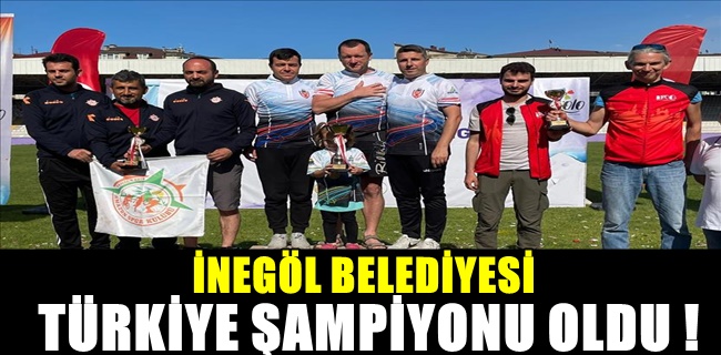 Oryantiringde Türkiye Şampiyonu İnegöl Belediyespor