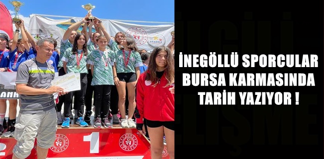 İnegöllü Sporcular Bursa Karmasında Tarih Yazıyor