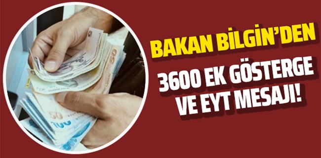 Bakan Bilginden Son Dakika 3600 EYT Sözleşmeli Enflasyon Açıklaması