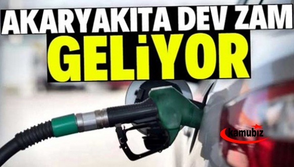 Akaryakıta bir zam daha geliyor !