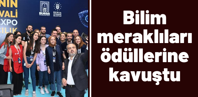 Bilim meraklıları ödüllerine kavuştu