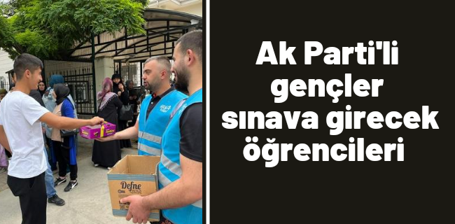 Sınava girecek öğrenciler unutulmadı !