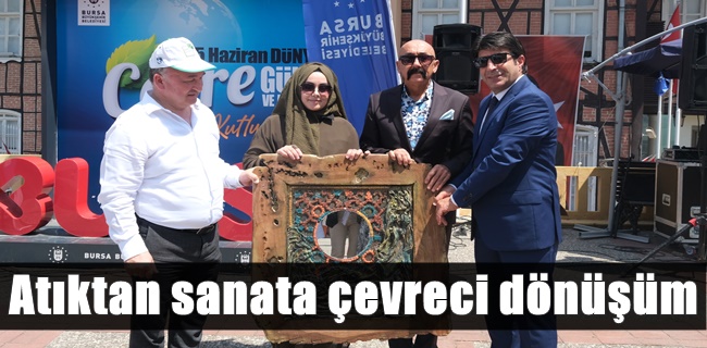 Atıktan sanata çevreci dönüşüm