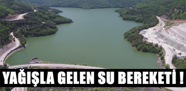 Yağışla gelen su bereketi