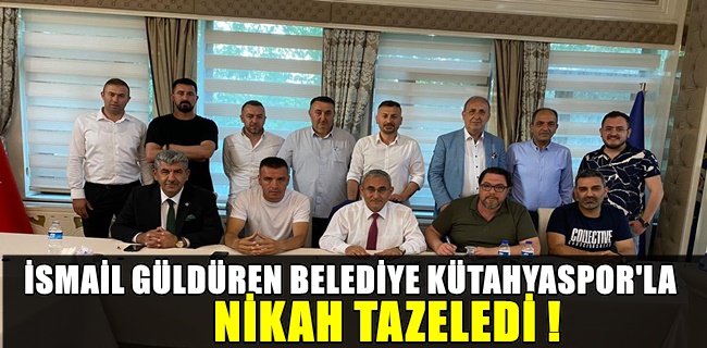 İsmail Güldüren Belediye Kütahyaspor ile yola devam dedi !