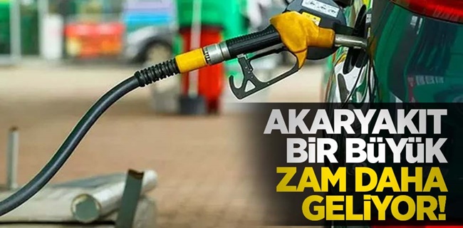 Akaryakıta Yarın Gece Zam Geliyor