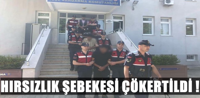 Hırsızlar suçüstü yakalandı !