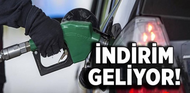 Akaryakıta indirim geliyor !