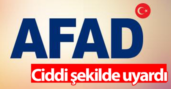 İnegöllüler dikkat Afad