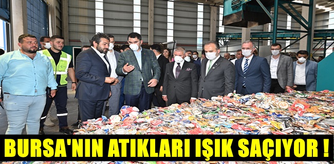Bursa’nın atıkları ışık saçıyor