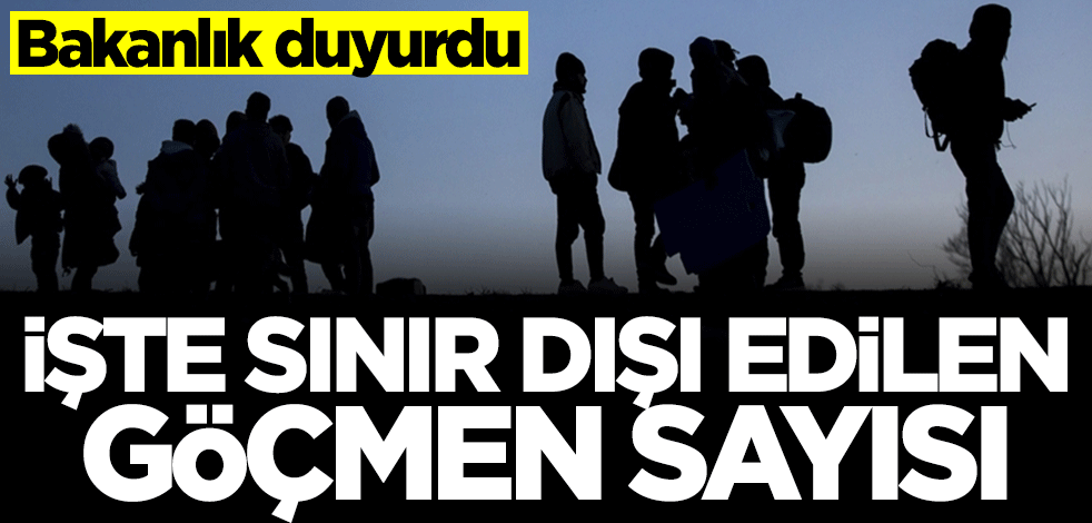 Sınırdışı edilen göçmen sayısı geçen seneye göre arttı !
