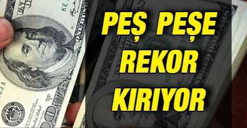 Dolar/TL rekor kırdı