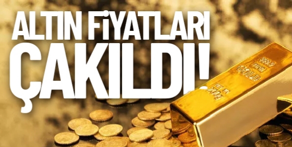 Altın fiyatları çakıldı !